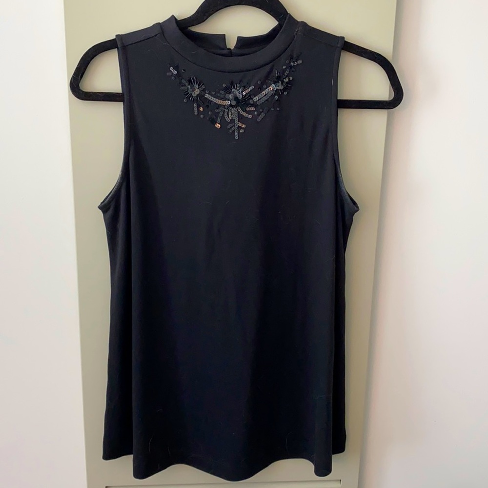 Comfy loft top with beading